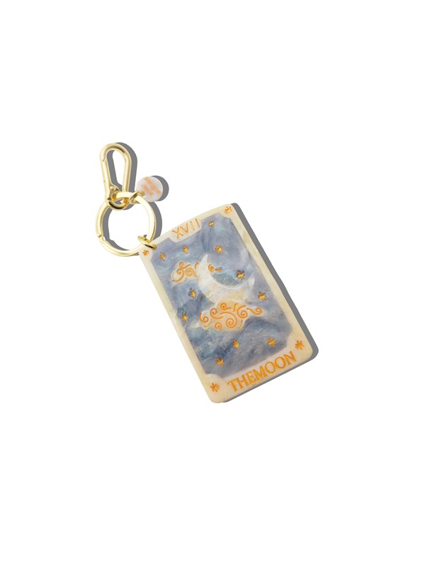 SOLAR ECLIPSE MOON TAROT CARD BAG CHARM